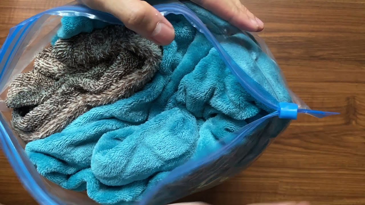 How to Use Resealable Vacuum Storage Compressed Bag YouTube