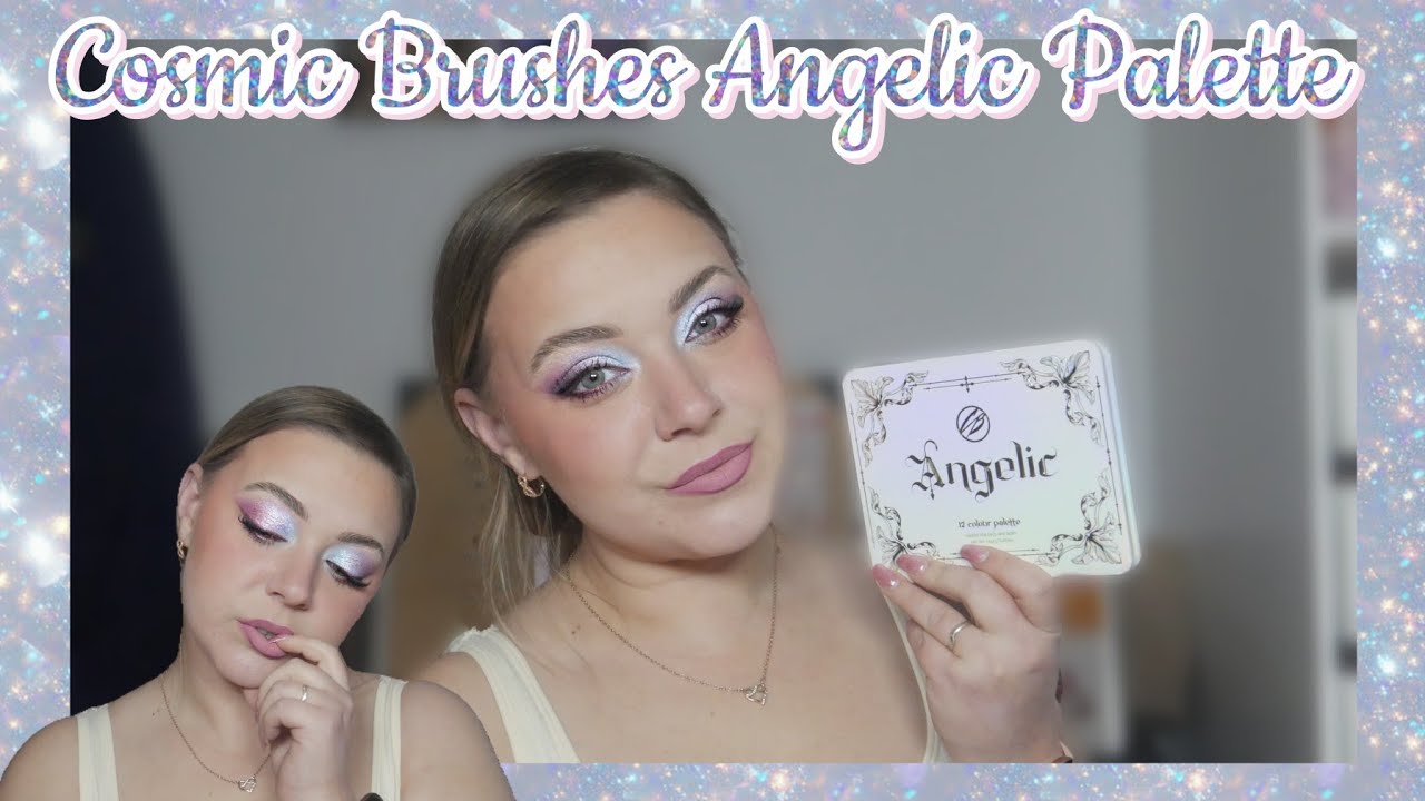 My second #CosmicBrushes purchase 😍✨ Tutorial & First Impressions of the Angelic Palette ✨🪽