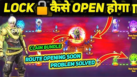 route opening soon problem free fire || how to unlock route in battle of new dawn event |#Rampage3.0