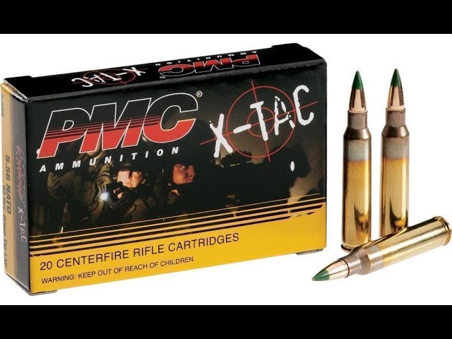 PMC X-TAC 5.56 Nato 62 grs. Accuracy test at 500 yards - YouTube