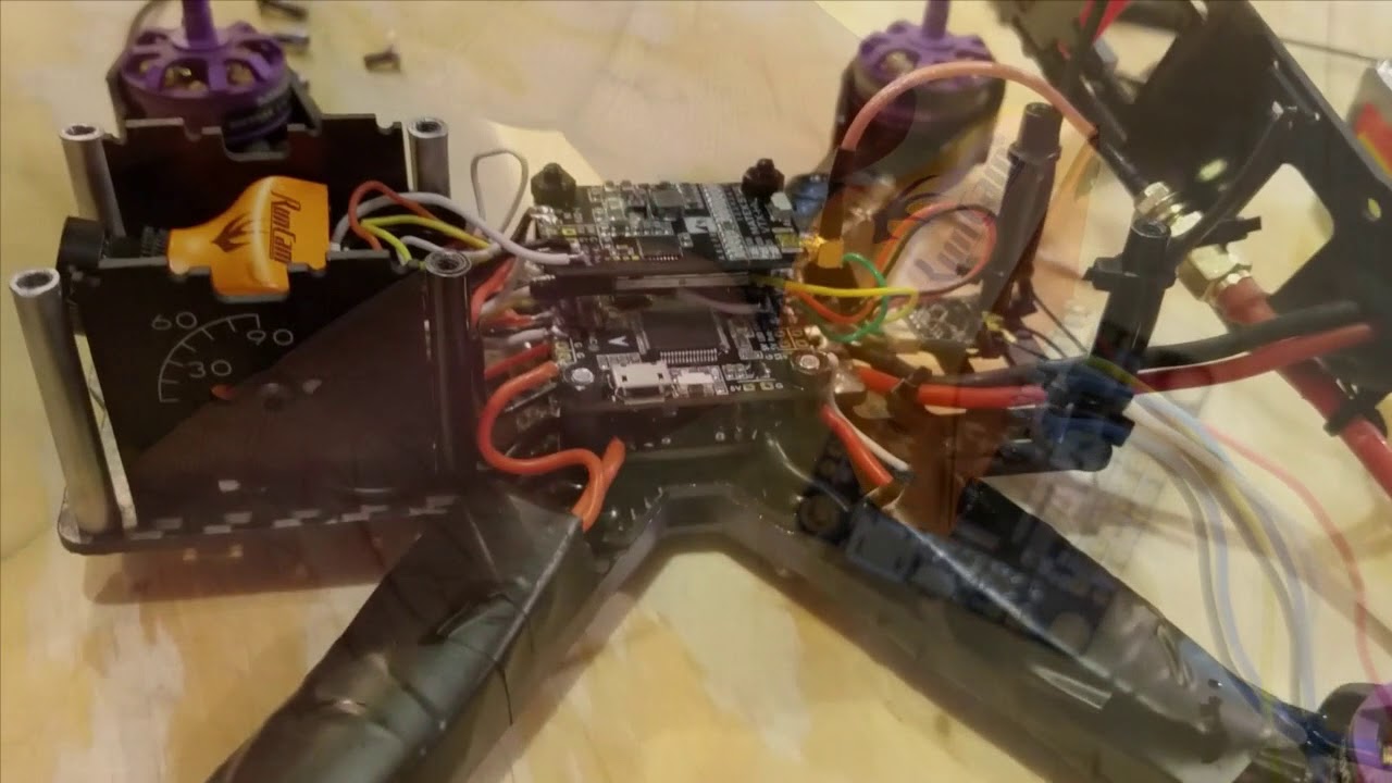 Water Proof Drone with conformal coating, With some snow Crashing clips