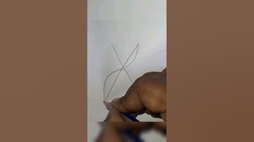 Draw a scissor using number and letters |#draw#simple drawing#simple strokes #us# digital painting