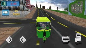 Chingchi Rickshaw Fast Driving Game || Tuk Tuk Auto Rickshaw Game - Rickshaw Racing Game