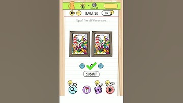 brain test level 30 spot the differences..