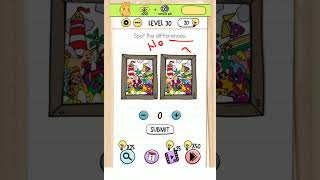 brain test level 30 spot the differences..