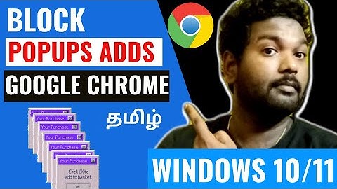 How to Block / Disable PoPUps in Google Chrome | Tamil | RAM Solution