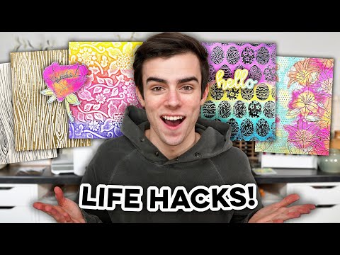 Card Making LIFE HACKS To STRETCH Your Craft Supplies!