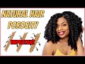 THIS WILL CHANGE YOUR NATURAL HAIR | Hair Porosity Tests