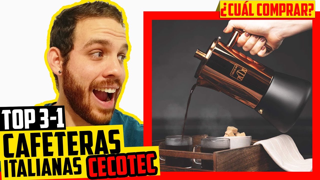 ☕ Mejor CAFETERA Italiana CECOTEC Estilo Moka 🔥 Opiniones ▶Amazon 2021◀ ¿Cumbia Mimoka o Moking?