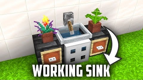 WORKING SINK BUILD FOR YOUR MINECRAFT WORLD | #minecraft #viral #subscribe #Weizy