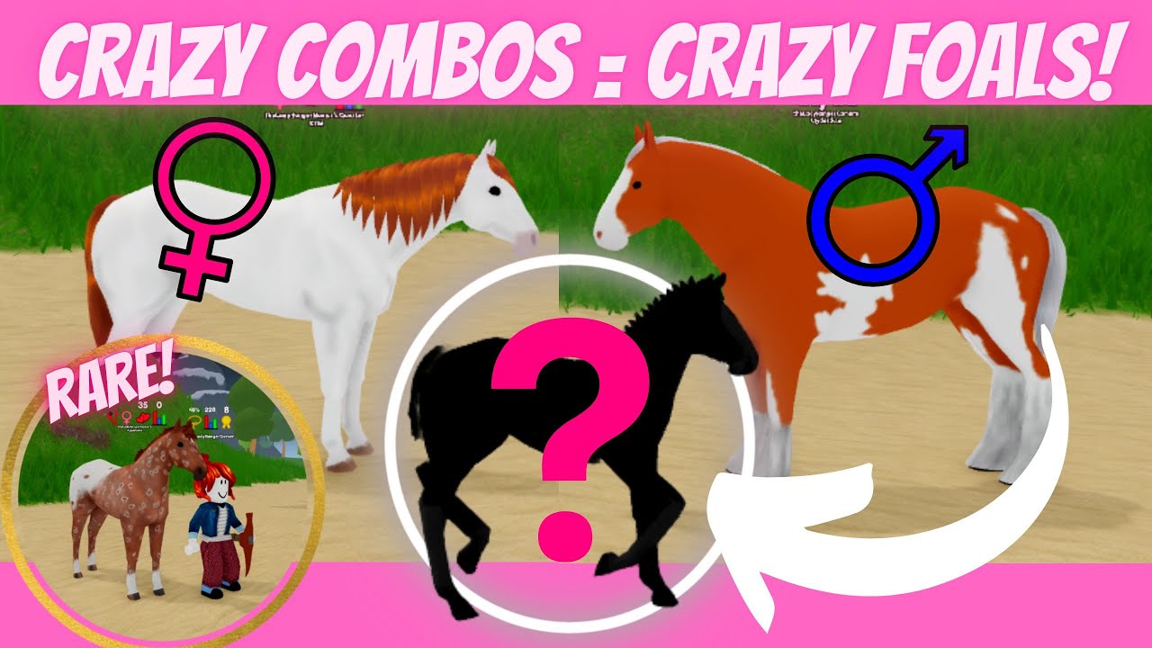 Let's breed some crazy combinations of horses! Wild Horse Island's Ep 19 // Roblox - YouTube