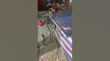 Drilling and fixing tool for wooden door hinge- Good tools and machinery make work easy