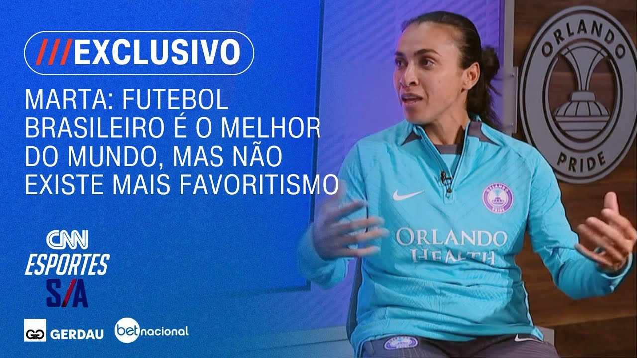 Marta: Futebol brasileiro é o melhor do mundo, mas não existe mais favoritismo
