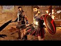 Assassin's Creed Odyssey - Spartans Tag Team Fight (Epic Cutscene) Meeting Brasidas