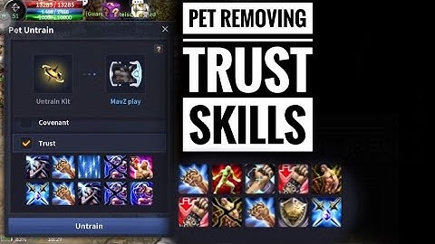 Cabal Mobile PH - Pet Removing Trust skills