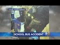 School Bus Jumps Curb On Upper East Side