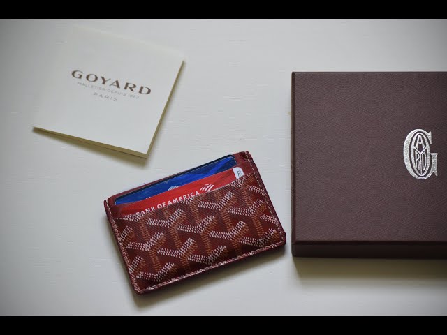 Goyard Saint Sulpice Card Holder Wallet Review & Unboxing 