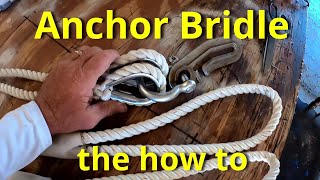 How to make an anchor bridle on a budget.