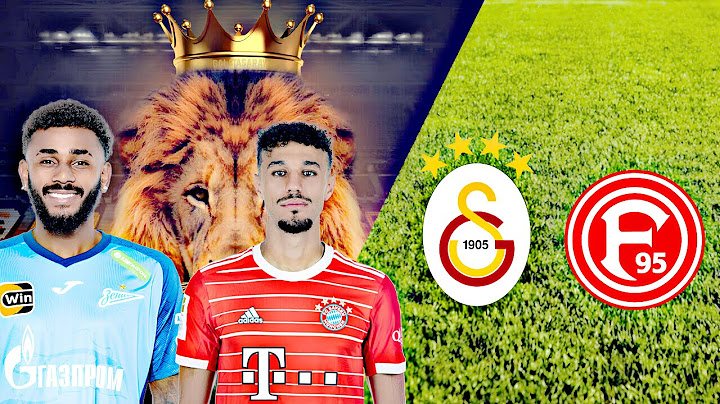 GALATASARAY - FORT.DÜSSELDORF | WENDEL | MAZRAOUİ