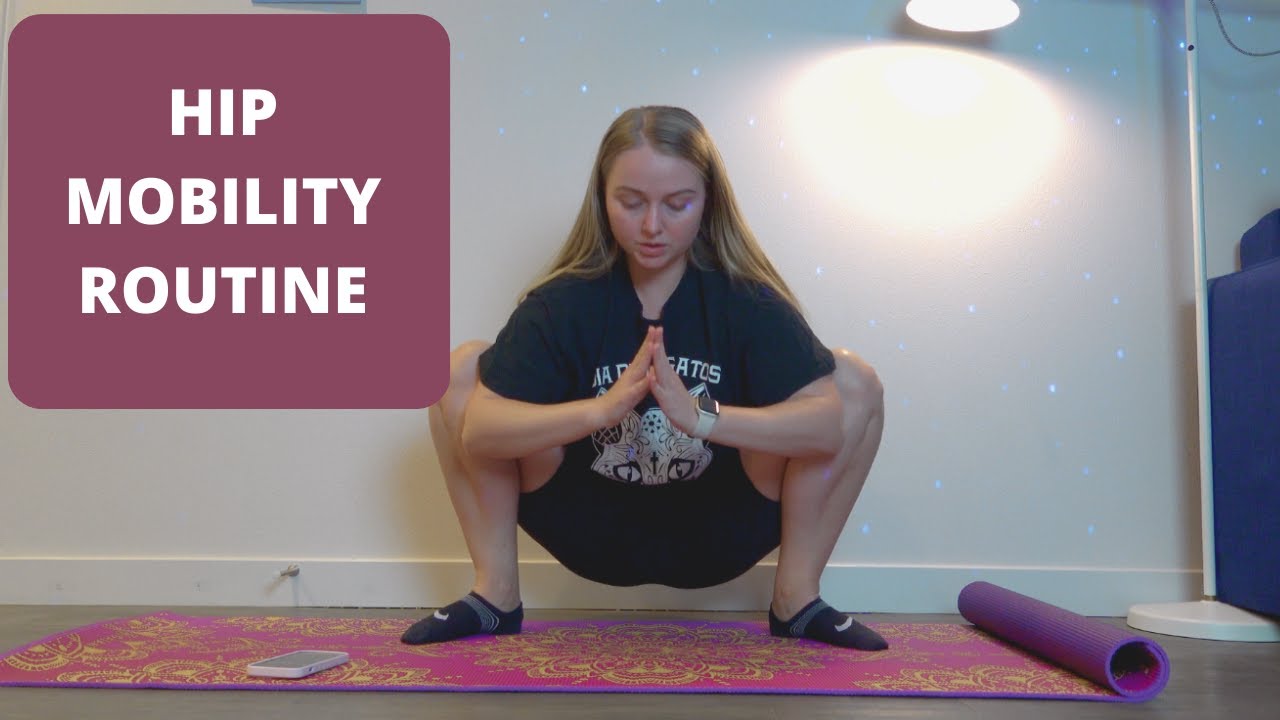 Hip mobility routine for healthy joints and better splits - YouTube