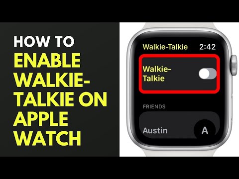 How to Enable Walkie-Talkie on Apple Watch
