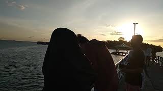 Pulau tidung,  suasana pagi hari