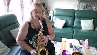 Freed From Desire - Gala - Alto Sax Cover By Lainey 😃 🎶 🎷