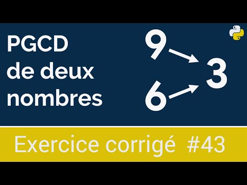 Corrected exercise #43: Program that calculates the gcd of two positive integers | Python