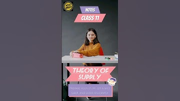 Class 11| Microeconomics| Theory of SUPPLY| Notes| NOTES WALLEY| #class11 #notes #commerce
