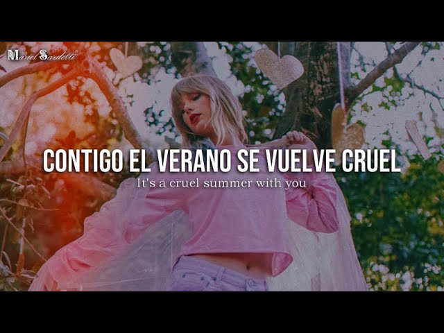 • Cruel Summer - Taylor Swift || Letra en Español & Inglés | HD