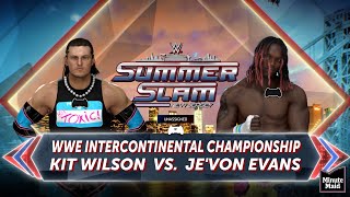WWE 2K26 | Kit Wilson Vs. JeVon Evans | Summer Slam