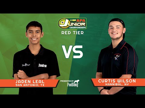 Jaden Leal VS Curtis Wilson - 2022 APA Junior Championships - Red Tier Final