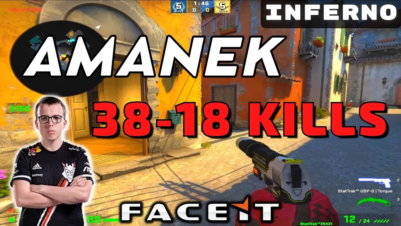 CSGO POV AMANEK (38-18) Inferno 𝙒𝙞𝙣 (16-12) / Faceit 21.11.2022 - YouTube