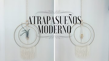 MACRAME-ATRAPASUEÑOS MODERNO Boho Style /Modern Dreamcatcher