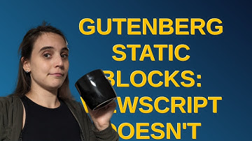 Wordpress: Gutenberg Static blocks: viewScript doesn
