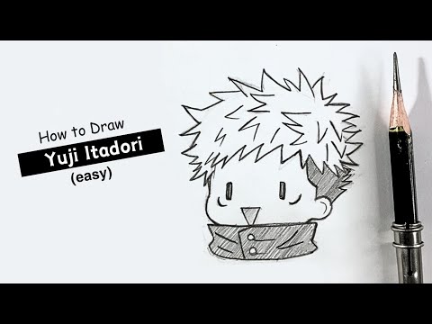How To Draw Yuji Itadori Cute Step By Step Jujutsu Kaisen Easy Drawing
