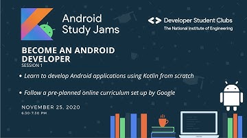 Android Study Jams - Session 1 | DSC NIE