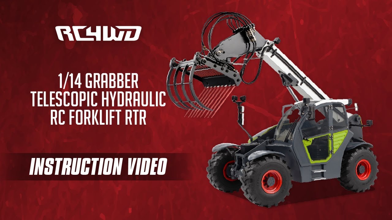 ロボキャッチャー 1/14 Grabber Telescopic Hydraulic RC Forklift RTR-VV-JD00055