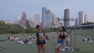 Mickey & Brii explore Houston (Foam Party & Buffalo Bayou Park)