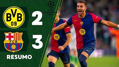 Borussia Dortmund vs Barcelona 2-3 Highlights