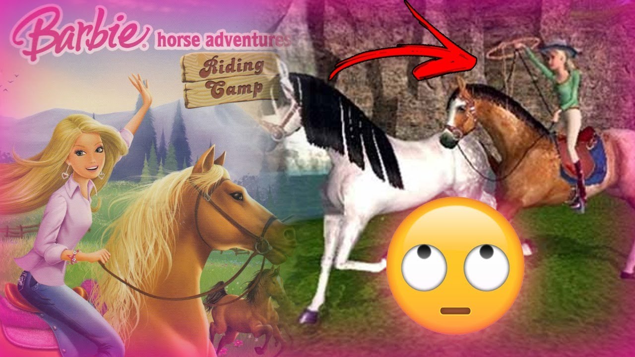 Jogo da Barbie com cavalo na fazenda - popstar 