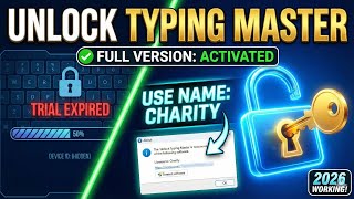 Typing Master Full Version Free 2026 – Charity Key + Device ID Bypass Trial screenshot 3