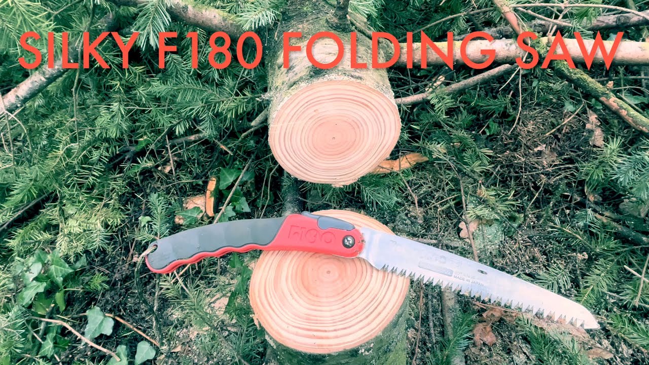 Silky F180 Pro Folding Saw – 180mm 7-Inch SK4 High Carbon Blade – Red Fiberglass Handle – Model 14318
