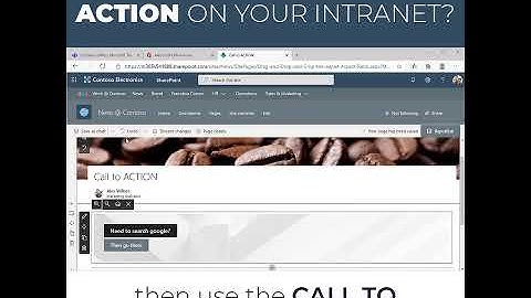 Modern SharePoint - the call to action web part