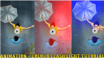 Coloring flash effect and shift animation in status Video | How to add shake effect in status video