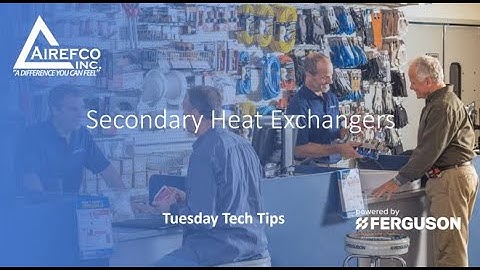 Secondary Heat Exchangers
