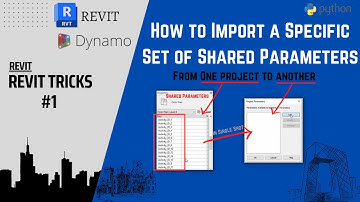 How to Import a Specific Set of Shared Parameters from One Project to Another in Revit |BIM Kintsugi