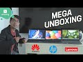 MEGA UNBOXING: Huawei MateBook D15, HP 14, Lenovo Ideapad 3