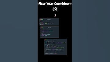 Source Code of New Year 2023 Countdown  | CSS and HTML