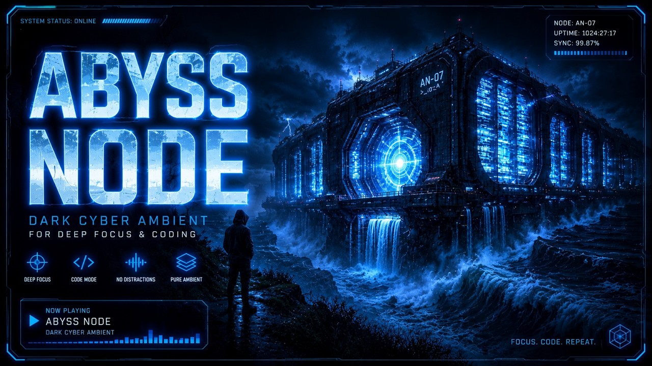 Watch ABYSS NODE | Dark Cyber Ambient for Deep Focus, Work & Coding on YouTube Watch ABYSS NODE | Dark Cyber Ambient for Deep Focus, Work & Coding on YouTube